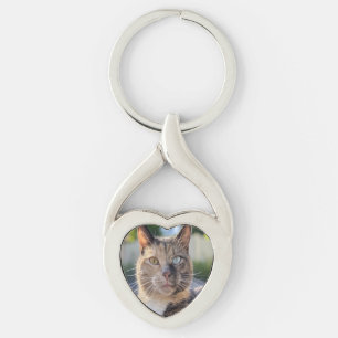 Chaveiro Adicionar Foto de Gato Personalizar