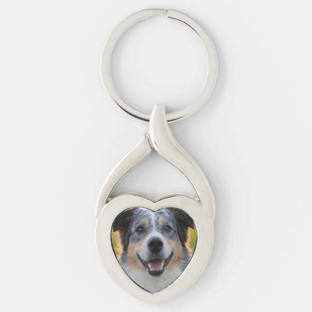 Chaveiro Adicionar Foto de Pet Personalizar (Frente)