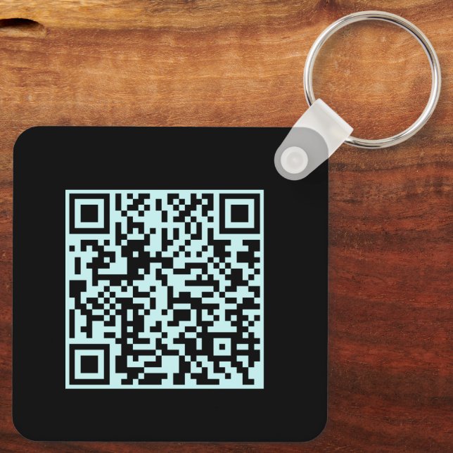 Chaveiro Adicione seu Promocional de código QR comercial Aq (Verso)
