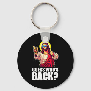 Chaveiro Adivinhe Quem Está de Volta_ Cristão Jesus Singles