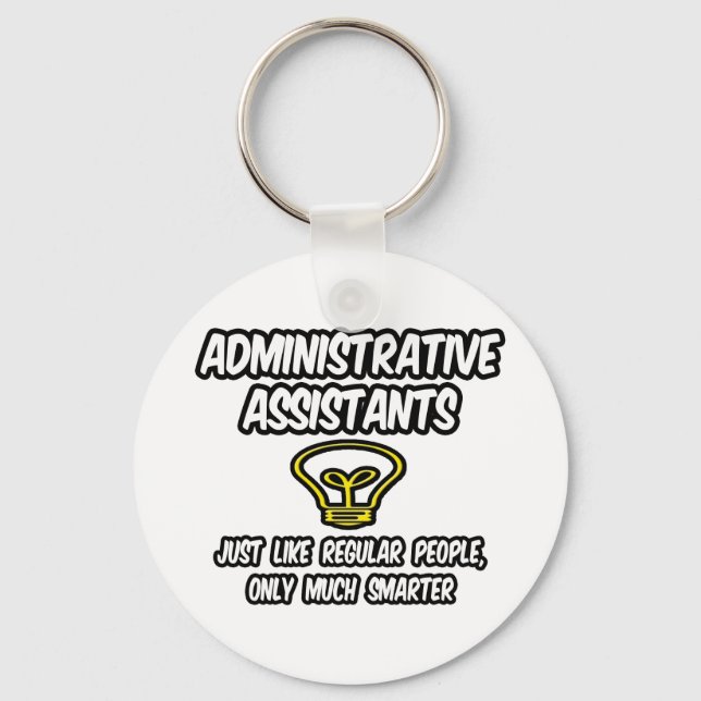 Chaveiro Admin Assistentes... Pessoas Regulares, Apenas Mai (Frente)