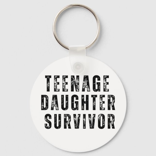 Chaveiro Adolescente Sobrevivente Engraçada (Verso)