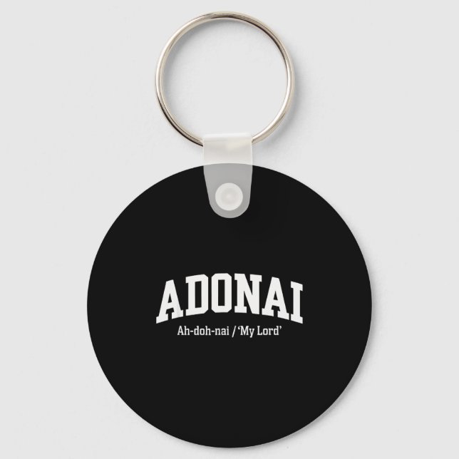 Chaveiro Adonai Meu Senhor  (Frente)
