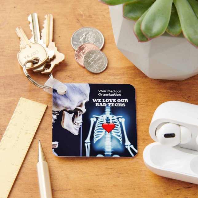 Chaveiro Adoramos a nossa técnica com raios X (Mesa)