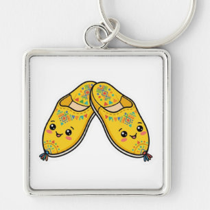 Chaveiro Adorável Sticker de Bule de Chá Marroquino Kawaii 