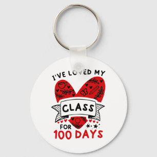 Chaveiro Adorei A Minha Aula Por 100 Dias De Professora Esc