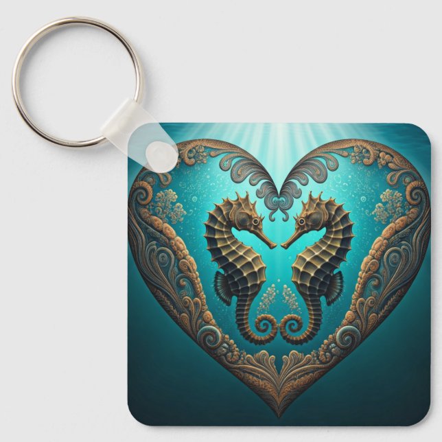 Chaveiro Adoro a Corrente das Chave Oceânica (Frente)