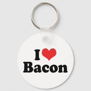 Chaveiro Adoro Bacon Cardíaco - Bacon Lover