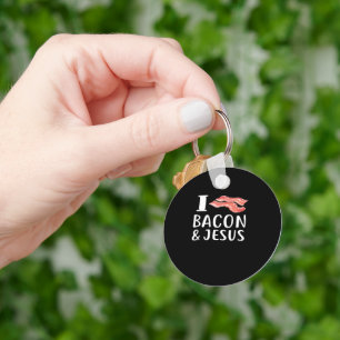 Chaveiro Adoro Bacon Jesus por amor cristão à Foodie