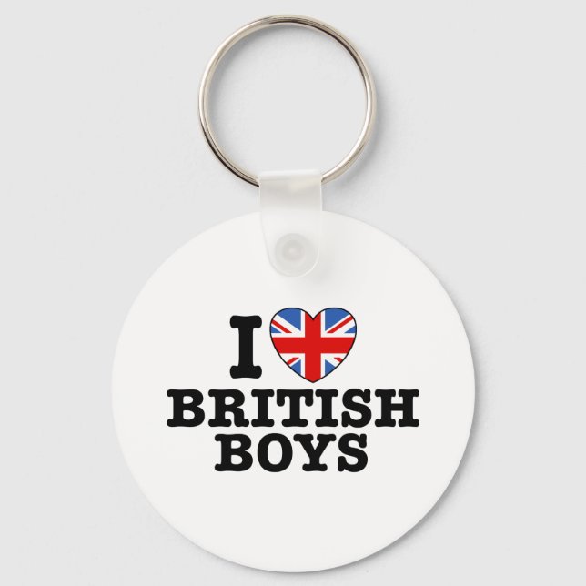 Chaveiro Adoro British Boys (Frente)