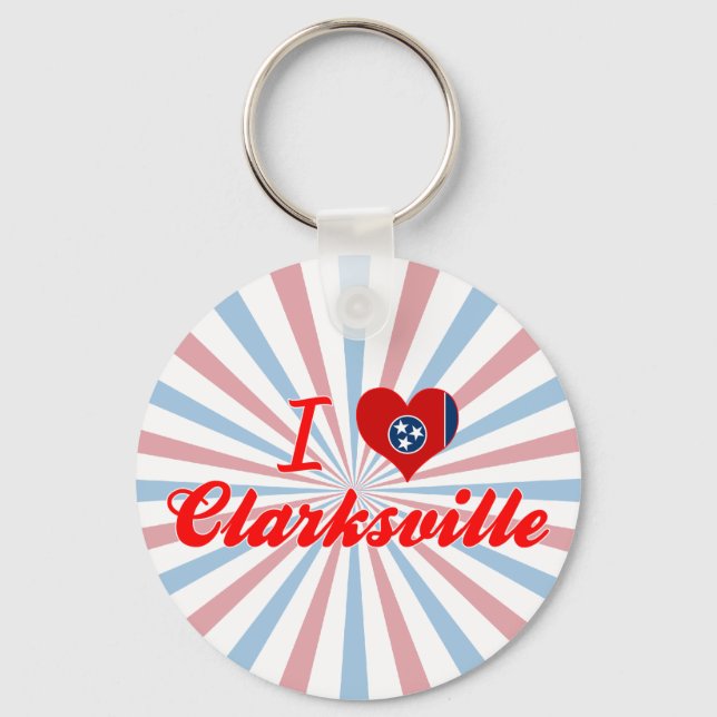 Chaveiro Adoro Clarksville, Tennessee (Frente)