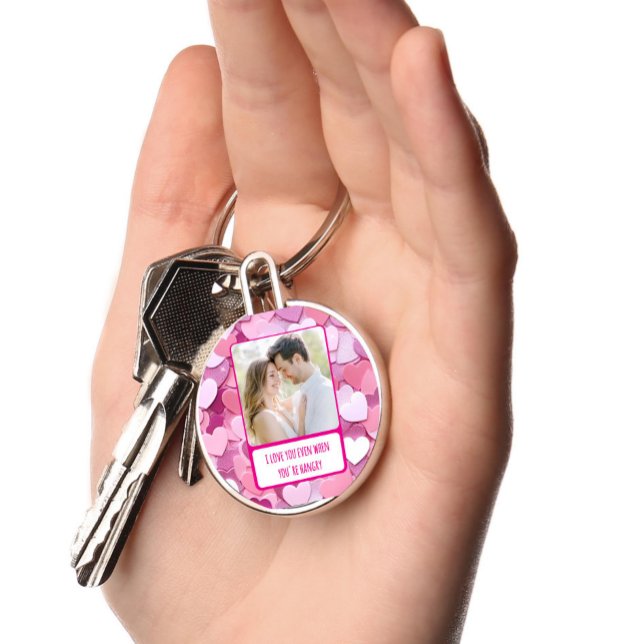 Chaveiro Adoro Confetti do Coração quando você está com fom (Criador carregado)