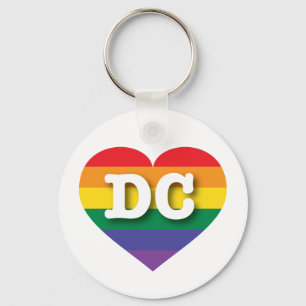 Chaveiro Adoro DC Rainbow Heart