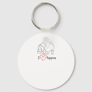 Chaveiro Adoro Hippos - Wild Life S Sticker
