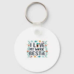 Chaveiro Adoro Meu Trabalho Bestie Clássico