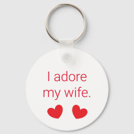 Chaveiro Adoro Minha Esposa