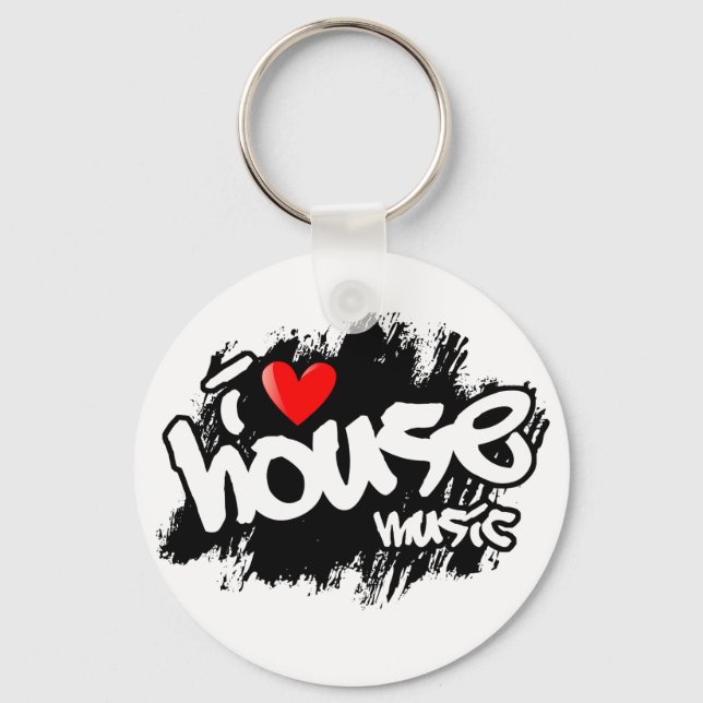 Chaveiro Adoro Música House (Frente)