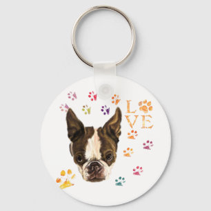 Chaveiro Adoro Pets - Puppia Bonita - Traços Coloridos Des