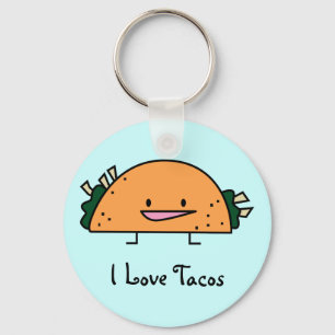 Chaveiro Adoro Tacos Key Chain