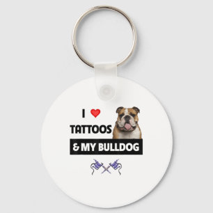 Chaveiro Adoro Tatuagens E O Meu Cachorro Inglês Tatuado