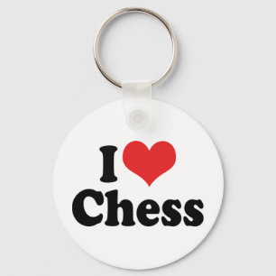 Chaveiro Adoro xadrez cardíaco