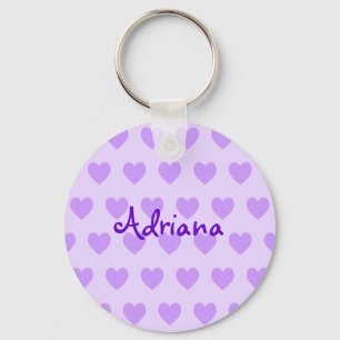 Chaveiro Adriana no roxo