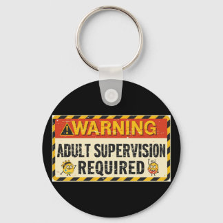 Chaveiro  Adult Supervision Keychain