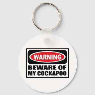 Chaveiro Advertir BEWARE de MINHA corrente chave de