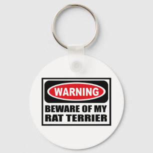 Chaveiro Advertir BEWARE de MINHA corrente chave de TERRIER