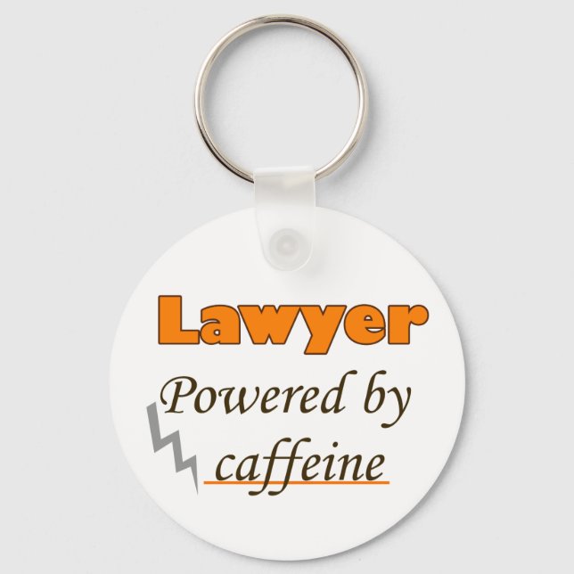Chaveiro Advogado equipado com cafeína (Frente)
