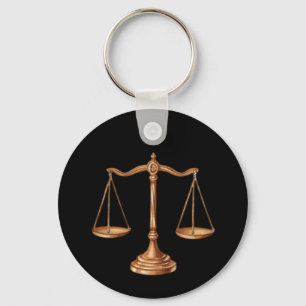 Chaveiro Advogado Profissional Preto Dourado