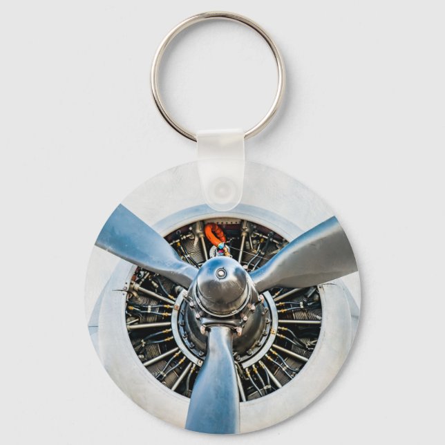 Chaveiro Aeronave Douglas DC-3. Hélice (Frente)