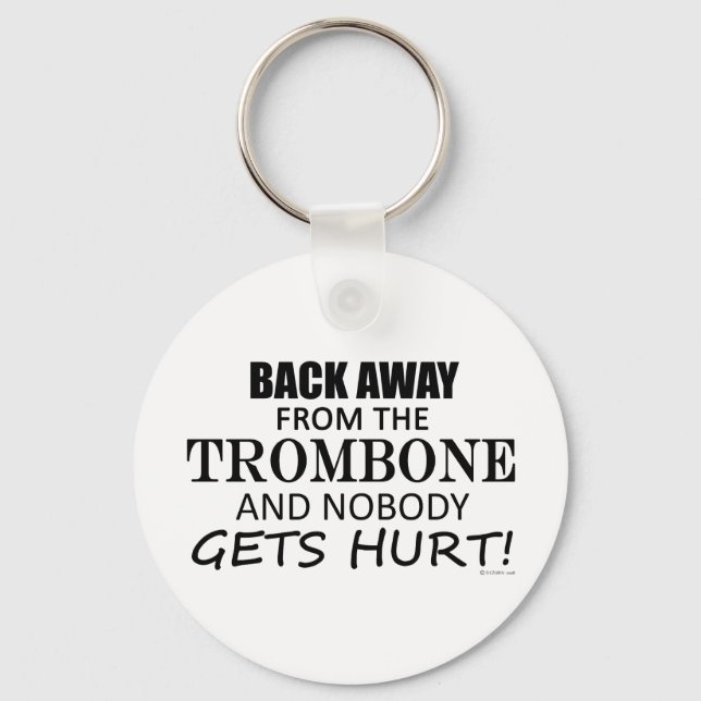 Chaveiro Afastem-Se Do Trombone (Frente)