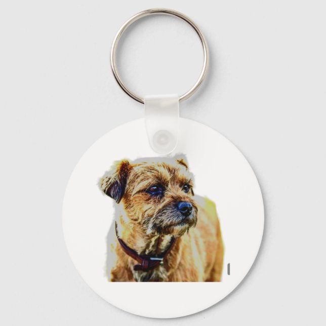 Chaveiro Affen Border Terrier (Frente)