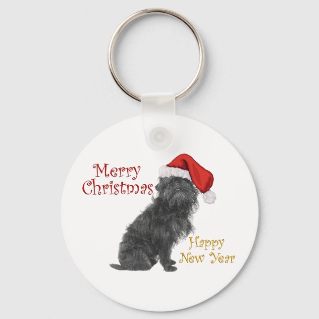 Chaveiro Affenpinscher Natal (Frente)