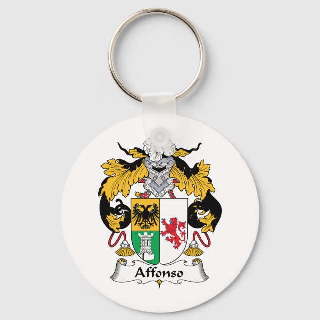 Chaveiro Affonso Family Crest (Frente)