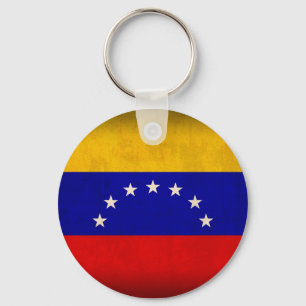 Chaveiro afligido bandeira de Venezuela
