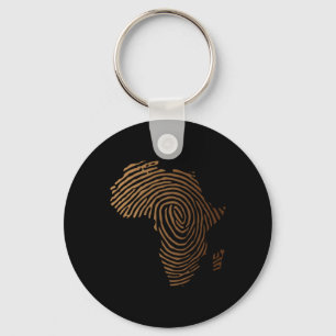 Chaveiro africa impressão digital história negra junenth