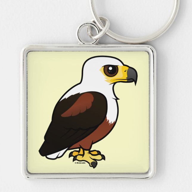 Chaveiro Africano Peixe-Eagle de Birdorable (Frente)