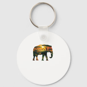 Chaveiro Afro-elefante Sunset Safari Natureza Amadurece Cam