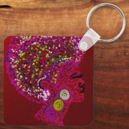 Chaveiro AfroFloral
