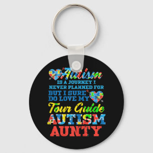 Chaveiro Agarra esta bela jornada do Autismo Nunca Planejou