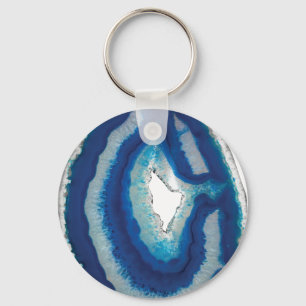 Chaveiro Ágata azul