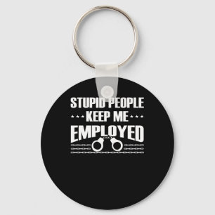 Chaveiro Agente Correto Estúpido Empregado