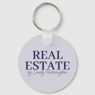 Chaveiro Agente Imobiliário Lavanda Moderno