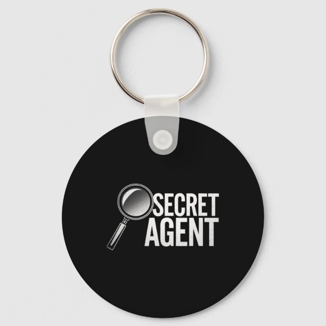 Chaveiro Agente Secreto - Agente Secreto Agente Costume Ins (Frente)