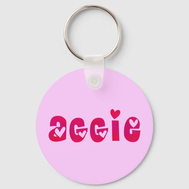Chaveiro Aggie in Hearts (Frente)
