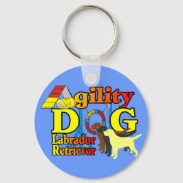 Chaveiro Agilidade do Labrador Retriever