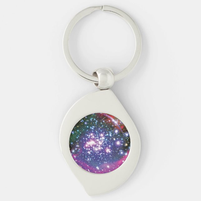 Chaveiro Aglomerado de Estrelas Arches Impressão Artística  (Frente)