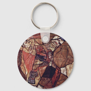 Chaveiro Agonia (o esforço da morte) por Schiele Egon